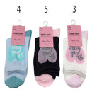 レギュラー丈ソックス（１９ｃｍ－２１ｃｍ、ピンクラテ、ハート）