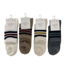 ライン入りソックス