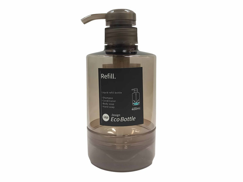 １ｄｐ_残さず使えるエコボトル_４００ｍｌ_丸_アンバー