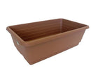 角型プランター　エコブラウン（約２７ｘ４５ｘ１５ｃｍ）