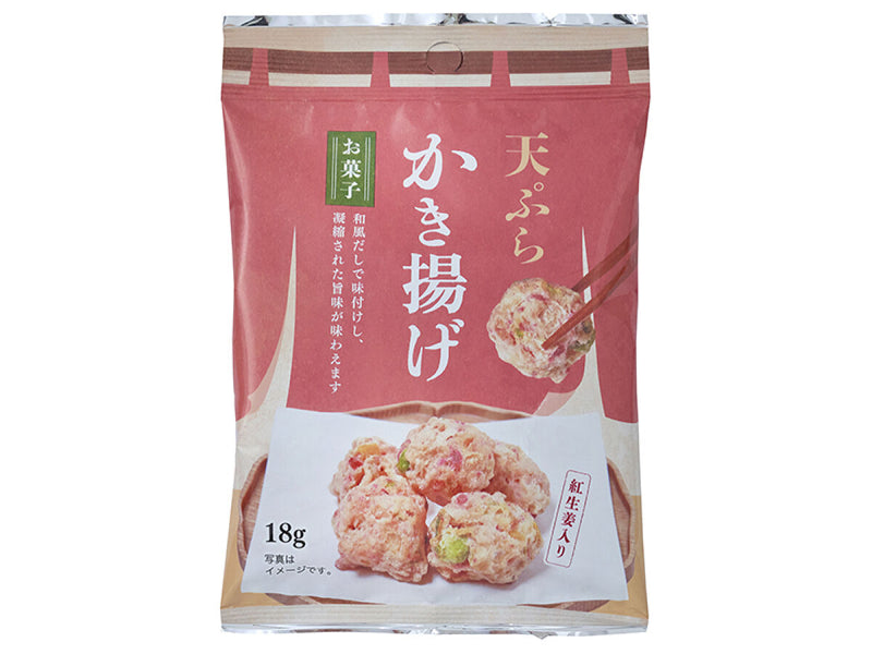 タクマ食品　天ぷら　かき揚げ紅生姜入り　１８ｇ