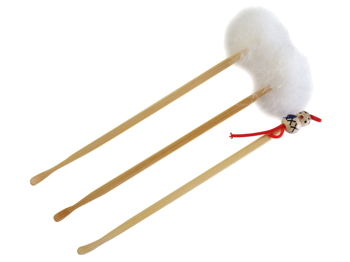 天然竹林 耳かき3P 梵天2こけし柄1 -100均 通販 ダイソー