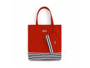 ショッピングバッグ（ポーチ付き、レッド）